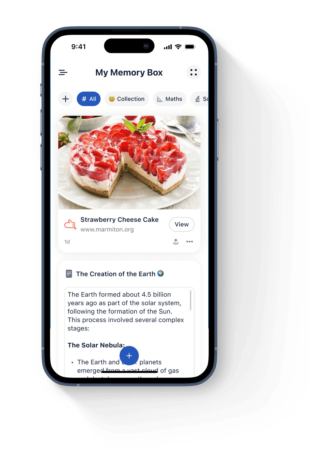 MindFeed mobile app