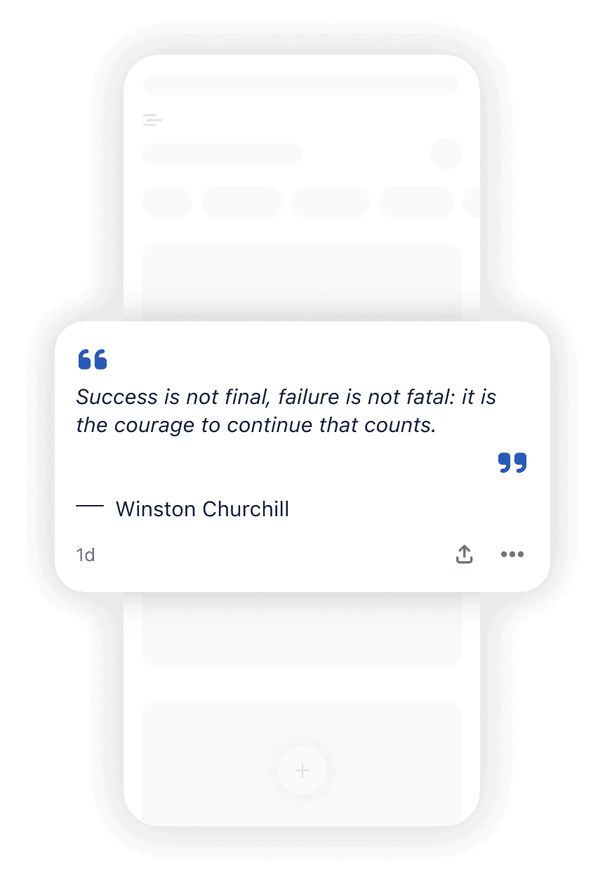 Mindfeed Quote memo