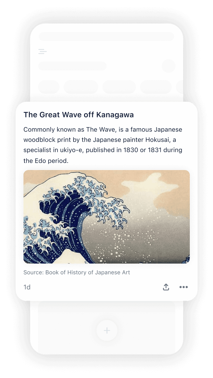 Mindfeed Text memo